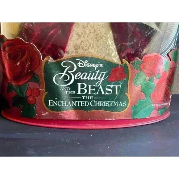 VINTAGE 1997 Holiday Princess Belle Barbie Doll Disney Beauty & the Beast Mattel - Picture 3 of 8